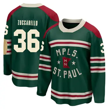Youth Mats Zuccarello Minnesota Wild ＃36 Breakaway Green 2022 Winter Classic Jersey